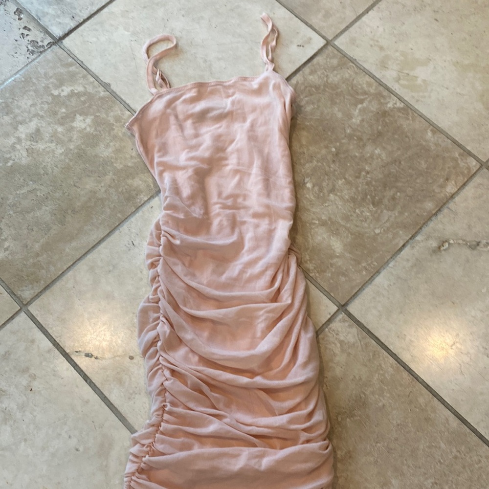 Pink cocktail dress